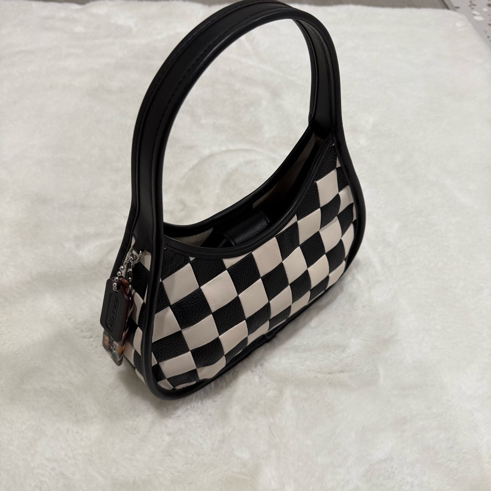 COACH Coachtopia Ergo Bag In Checkerboard Upcrafted Leather - Picture 4 of 9